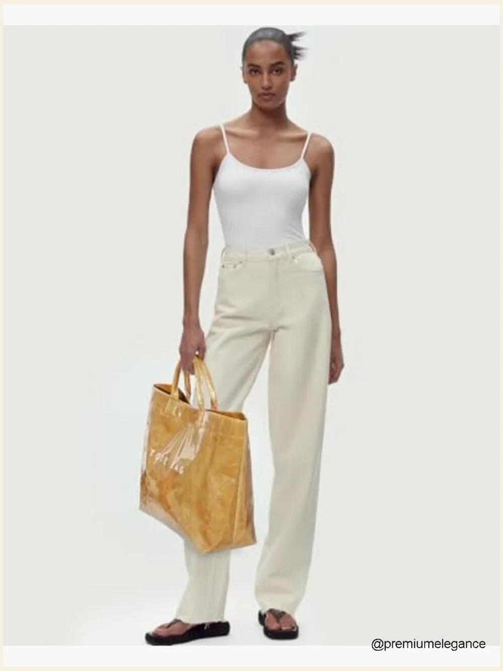 Large PVC Tote Bag Women's Hobo Handbag Letters Print Work Beach Bag